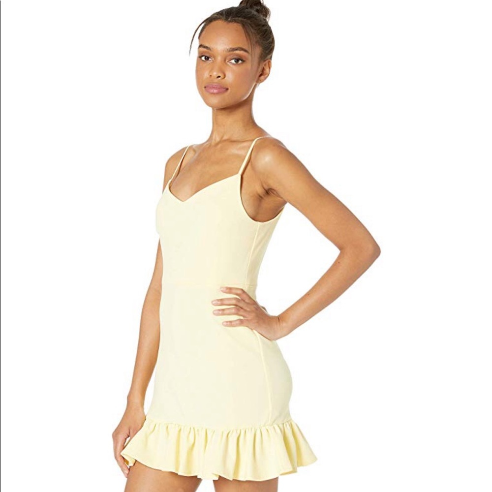 Yellow 1State Ruffle Dress - Picture 2 of 3